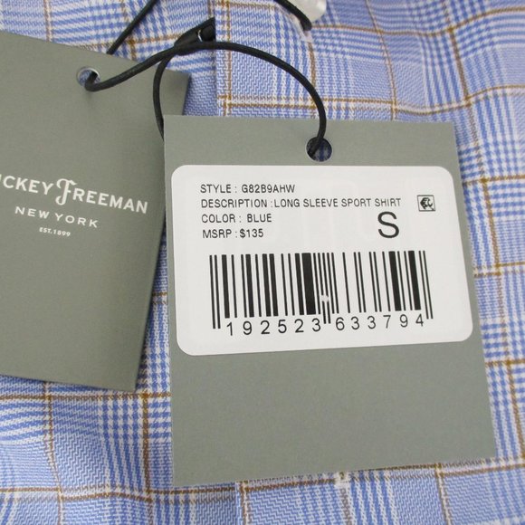 Hickey Freeman Bleecker Plaid Business Casual Shirt - Picture 6 of 7